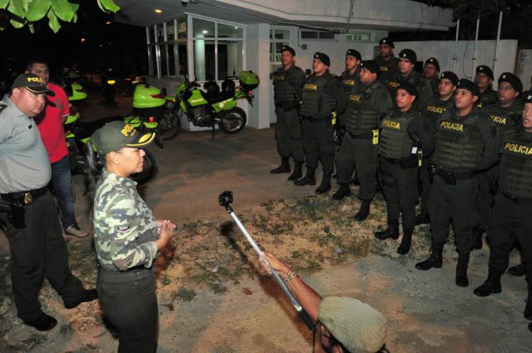 Alcaldesa de Cartagena dirigió operativos de seguridad nocturnos: Alcaldesa de Cartagena dirigió operativos de seguridad nocturnos