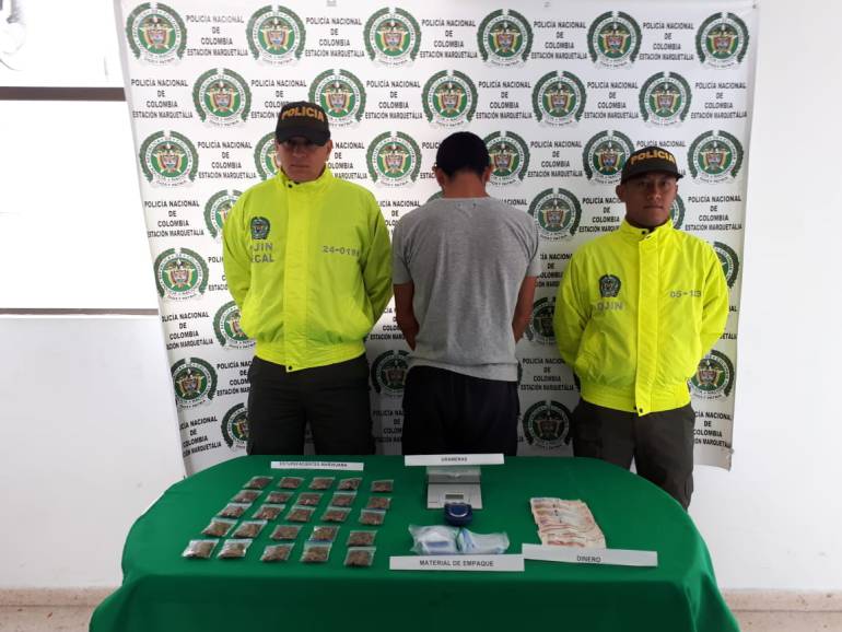 Captura de expendedor de alucinógenos en Marquetalia: Capturan a presunto expendedor de alucinógenos de Marquetalia (Caldas)