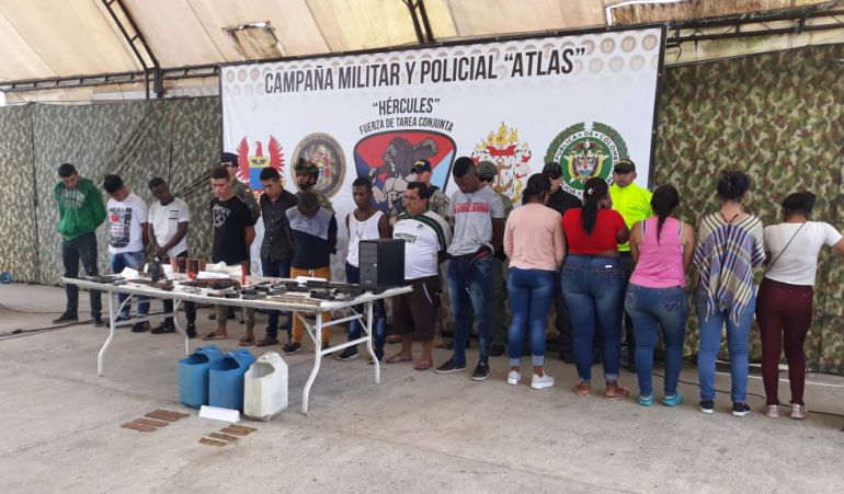 Disidencias farc asesinato miembros CTI Nariño: Tres venezolanas entre detenidos por asesinato de funcionarios del CTI