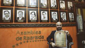El empresario Andrés Franco fue condecorado por la Asamblea Departamental El empresario Andrés Franco fue condecorado por la Asamblea Departamental
