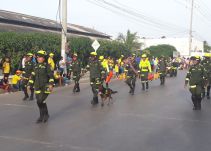 Policía Nacional dijo presente en el desfile militar de este 20 de julio
