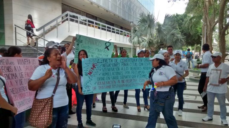Pacientes con cáncer de Coomeva sin atención médica en Barranquilla: Pacientes con cáncer de Coomeva sin atención médica en Barranquilla