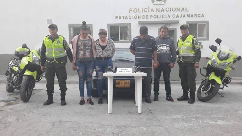 Porte ilegal de armas: En vía La Línea en Tolima capturadas varias personas con armas de fuego