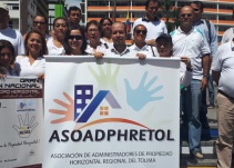Administradores de conjuntos residenciales de Ibagué se unieron al plantón