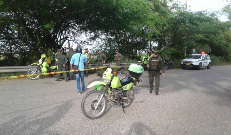 Retenes de transito: Por evitar un retén de la Policía un hombre recibió un disparo