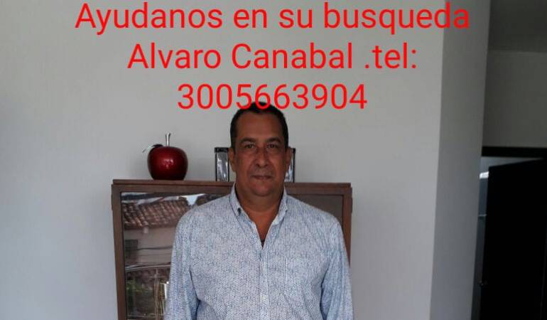 Desaparición en Montería: Familia en Montería busca desesperada a Alvaro Canabal Guzmán