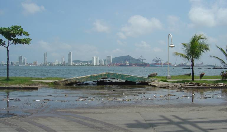 Investigación advierte de riesgo de sumersión marina en el 30% de Cartagena