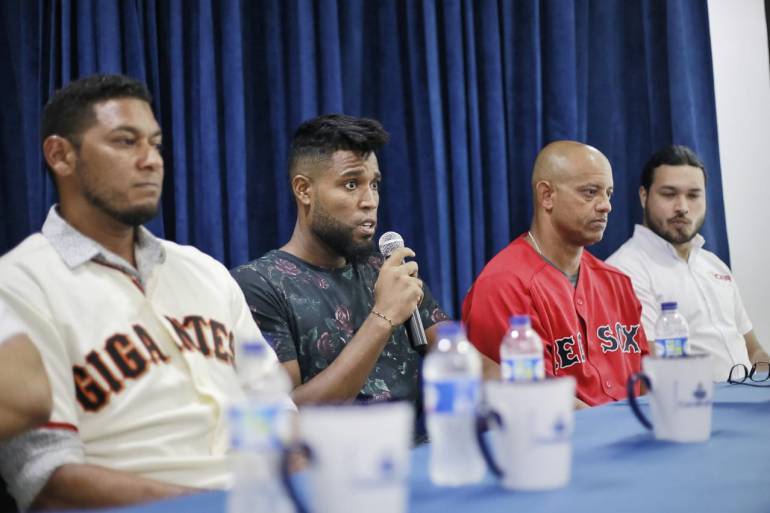 Ex grandes ligas desarrollan en Cartagena clínicas de béisbol: Ex grandes ligas desarrollan en Cartagena clínicas de béisbol