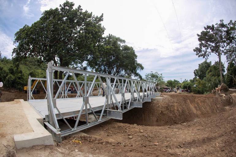 Inauguran puente de San Isidro, en El Carmen de Bolívar: Inauguran puente de San Isidro, en El Carmen de Bolívar