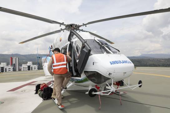 Nuevo helicóptero medicalizado en Santander: En Santander opera el primer helicóptero medicalizado del país Nuevo helicóptero medicalizado en Santander: En Santander opera el primer helicóptero medicalizado del país