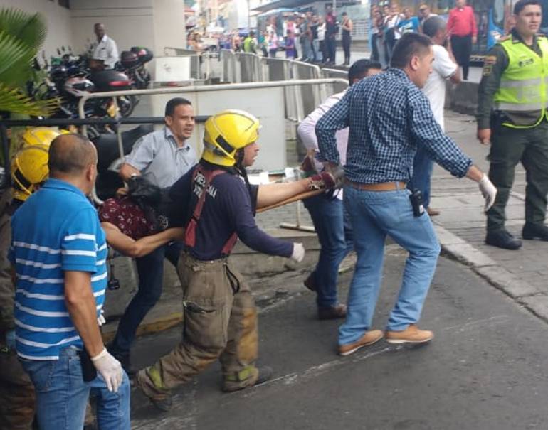 Dos muertos deja desplome de ascensor en Palacio de Justicia de Cali