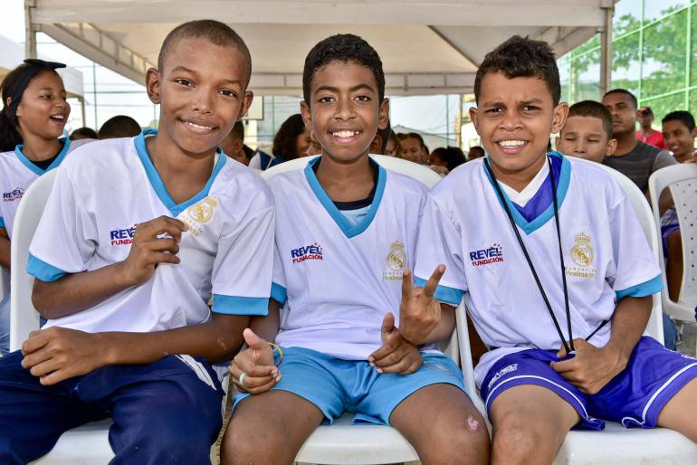 Escuelas sociodeportivas del Real Madrid siguen agenda en Cartagena