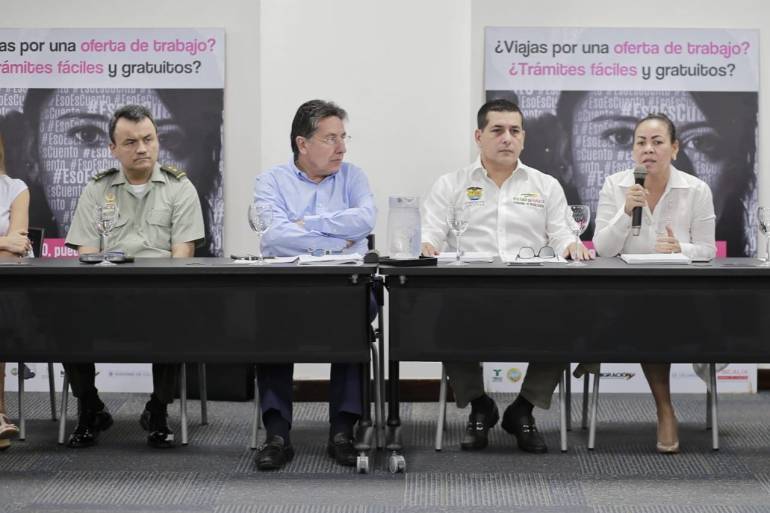 Fiscal y autoridades se reunieron contra la explotación sexual en Cartagena