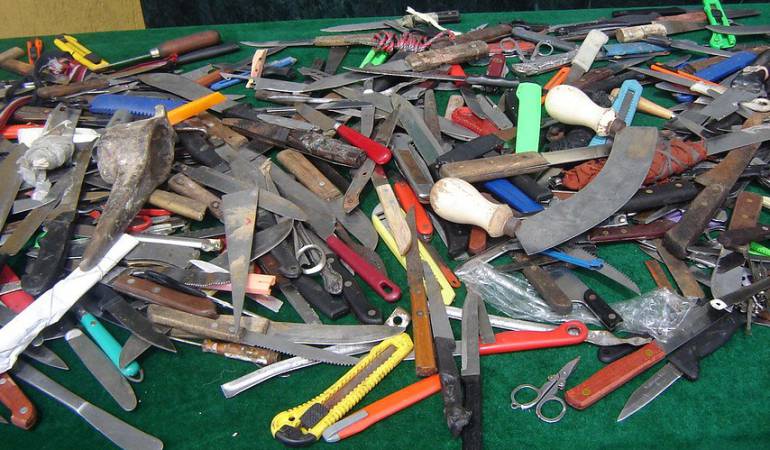 Armas blancas en Bogotà: Así funcionará decreto que prohíbe compra y venta de armas blancas