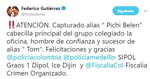 Pichi, Belén, Castro, oficina, policía, presidente, alcalde: Así fue la captura de ‘Pichi’, jefe de la 'Oficina' Pichi, Belén, Castro, oficina, policía, presidente, alcalde: Así fue la captura de ‘Pichi’, jefe de la 'Oficina'