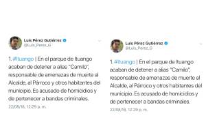 Capturan a supuesto responsable de amenazas al alcalde de Ituango Capturan a supuesto responsable de amenazas al alcalde de Ituango
