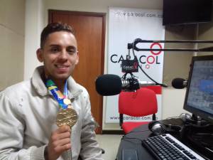 Atleta quindiano Gerard Nicolás Giraldo Atleta quindiano Gerard Nicolás Giraldo