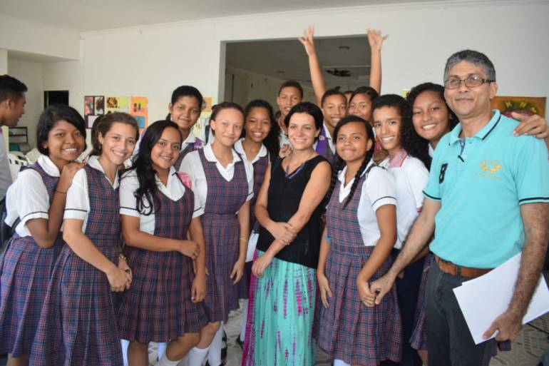 Arjona Bolívar recibió a la escritora colombiana Melba Escobar: Arjona Bolívar recibió a la escritora colombiana Melba Escobar