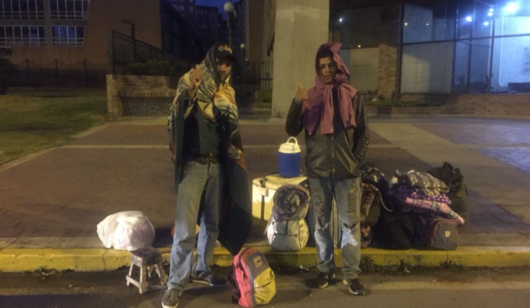 Venezolanos en Colombia: El drama de los venezolanos errantes que pasan por Bogotá