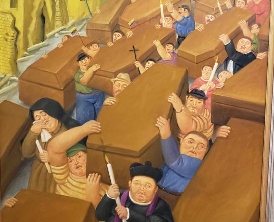 OBRAS DEL MAESTRO FERNANDO BOTERO SE EXPONEN EN BUCARAMANGA: Video: Serie "violencia" del maestro Botero está en Bucaramanga OBRAS DEL MAESTRO FERNANDO BOTERO SE EXPONEN EN BUCARAMANGA: Video: Serie "violencia" del maestro Botero está en Bucaramanga