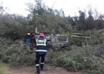 Emergencia en Cundinamarca por fuerte vendaval en Tenjo