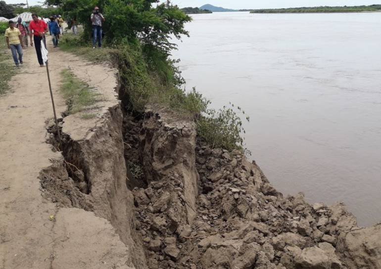 Tres mil familias en El Peñón, Bolívar, en riesgo de inundaciones: Tres mil familias en El Peñón, Bolívar, en riesgo de inundaciones