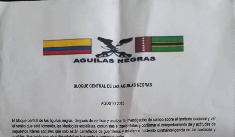 Amenazas terroristas: Panfletos y asesinatos intimidan a pobladores del occidente Nariño