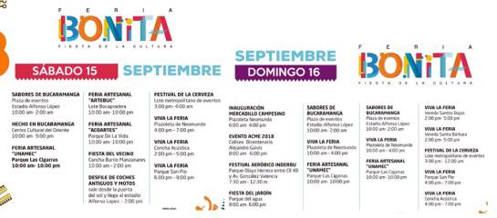 La feria bonita 2018: Aquí está la Fiesta de la Cultura La feria bonita 2018: Aquí está la Fiesta de la Cultura