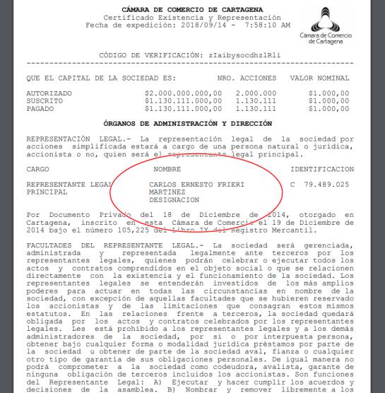 Terna alcaldía de Cartagena: Esposo de ternada en Cartagena tendría vínculos con desfalco a PDVSA Terna alcaldía de Cartagena: Esposo de ternada en Cartagena tendría vínculos con desfalco a PDVSA