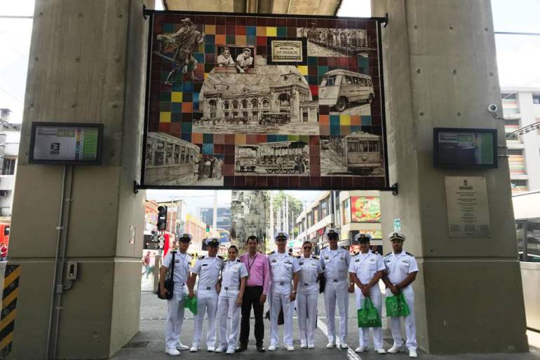 Estudiantes de administración marítima realizan ruta académica en Medellín: Estudiantes de administración marítima realizan ruta académica en Medellín