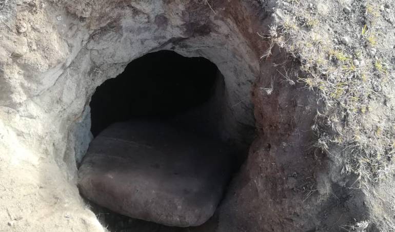 Hallan caverna con restos humanos en el norte del Huila
