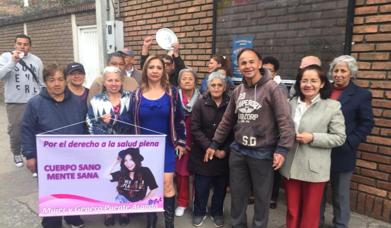 Protestas por traslado de hospital Puente Aranda: Comunidad en Puente Aranda protestó por traslado de puesto de salud