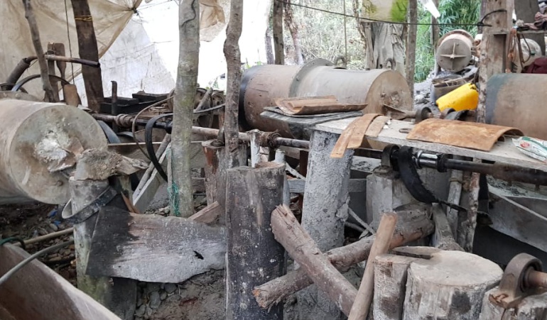 Golpes minería ilegal en Ibagué: Operación “Dorado 2”, un golpe contundente a la minería ilegal en Tolima