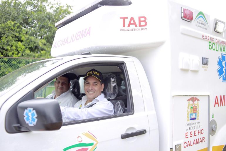 Desde el 2016 la Gobernación de Bolívar ha entregado 37 ambulancias: Desde el 2016 la Gobernación de Bolívar ha entregado 37 ambulancias
