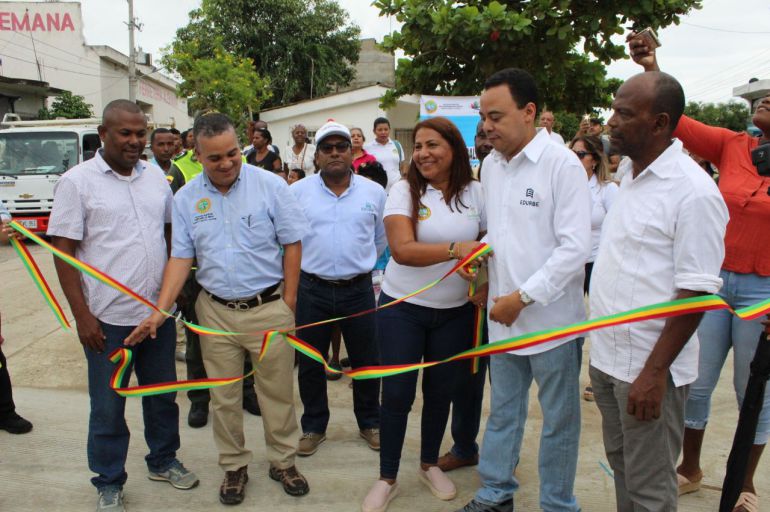 Alcaldía de Cartagena entregó Box Coulvert en Pasacaballos: Alcaldía de Cartagena entregó Box Coulvert en Pasacaballos