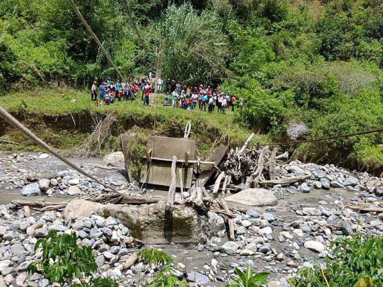 un campesino murió por reciente de rio coromoro: Lluvias cobran la primera víctima en Santander