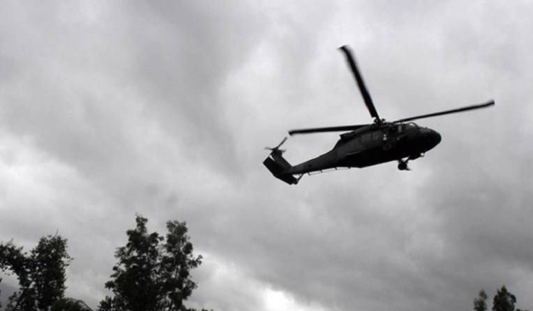 Accidente helicóptero: Helicóptero se estrelló contra una colina por mal tiempo: MinDefensa