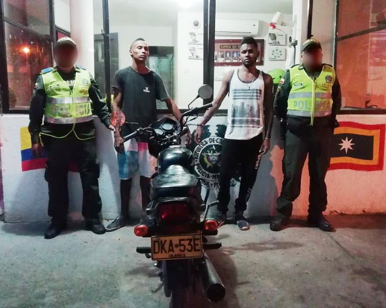 Capturados dos primos dedicados al hurto de motocicletas en Cartagena: Capturados dos primos dedicados al hurto de motocicletas en Cartagena