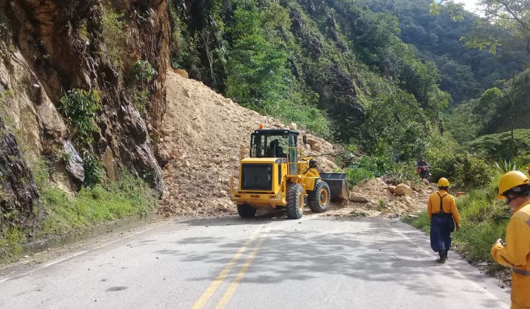 Trabajos en la vía Cúcuta- Ocaña