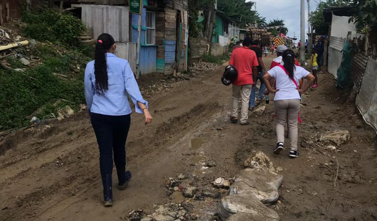 Emergencias en Cartagena: 50 familias deben reubicarse en Cartagena por daño en tubería de agua