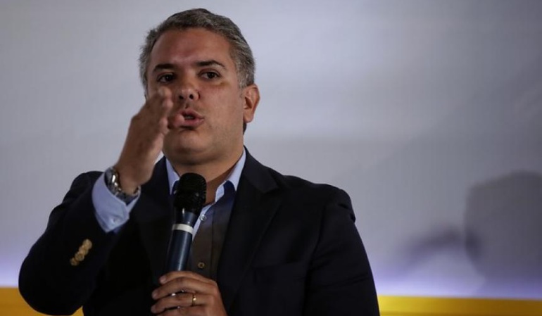 Ivan Duque presidente de Colombia.