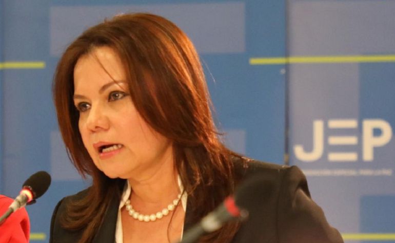 Fabiola Perdomo ante la JEP: "Nada me va a devolver a mi esposo": Fabiola Perdomo ante la JEP