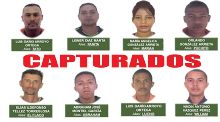 banda Los Gansos.: Capturan a diez supuestos integrantes de la banda “Los Gansos” en Sucre