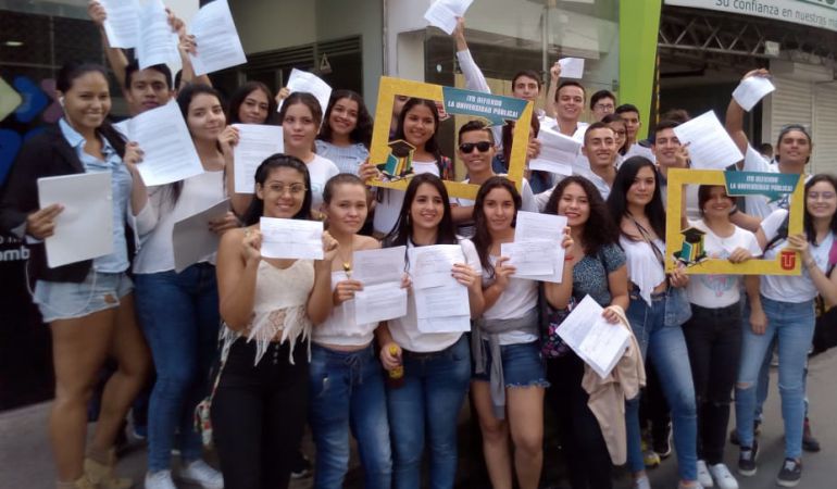 Protestas Tolima.: Con tutelas protestan estudiantes de la universidad del Tolima