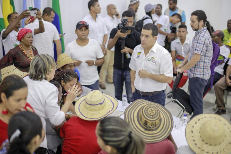 Se llegan a primeros compromisos con marcha campesina de Bolívar: Se llegan a primeros compromisos con marcha campesina de Bolívar
