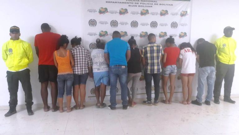 Miembros de una misma familia dedicada a la venta de droga en Magangué: Miembros de una misma familia dedicada a la venta de droga en Magangué