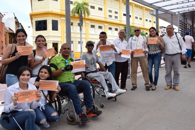 Lanzan campaña por la vida y la convivencia ciudadana en Transcaribe: Lanzan campaña por la vida y la convivencia ciudadana en Transcaribe