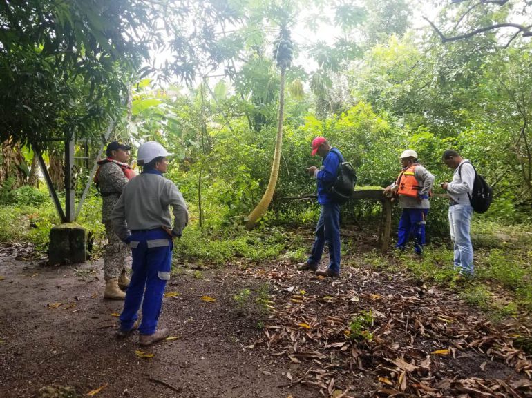 Armada apoya emergencia por caída de torre eléctrica en Bolívar: Armada apoya emergencia por caída de torre eléctrica en Bolívar
