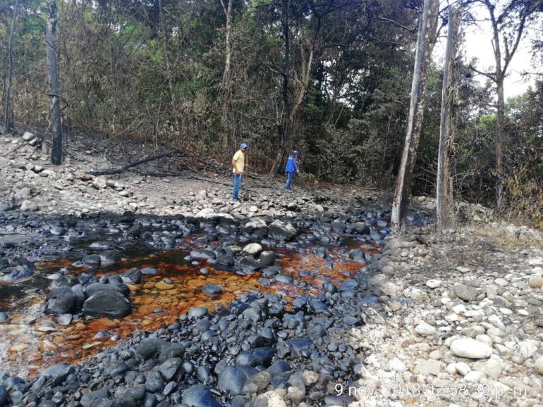 Oleoducto Boyacá: Construyen dique de mil metros tras atentado a oleoducto en Boyacá
