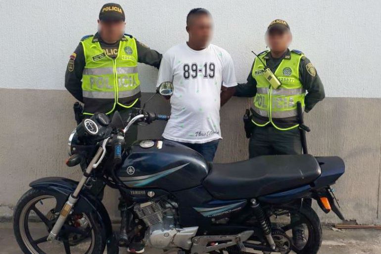 Policía de Cartagena detiene presunto responsable de robo de motos: Policía de Cartagena detiene presunto responsable de robo de motos
